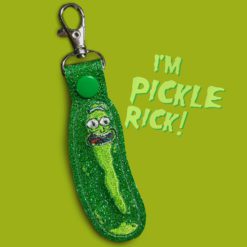 Pickle Rick Snaptab Keychain