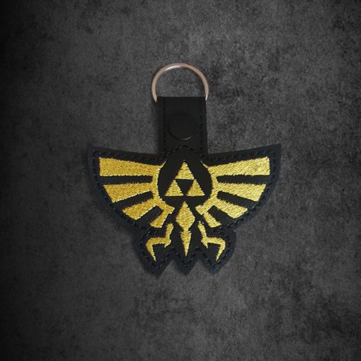 Triforce Snaptab Keychain